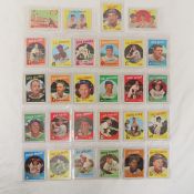 28 1959 Topps Baseball Cards