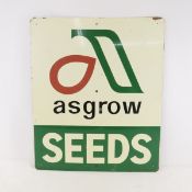 Vintage Asgrow Seeds Metal Sign, Corn, Soybean