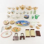 Vintage Japan Lusterware, Renwal Doll Furniture