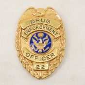 Drug Enforcement Officer Badge
