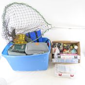 2 Telescoping Rods, Life Jackets & Fishing Gear