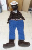 Vintage Smokey the Bear Mascot Costume in Trunk