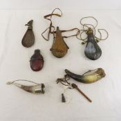 Antique Powder Flasks, Horns