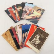 35+ Vintage Topless & Pin-Up Postcards