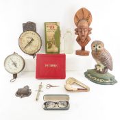 Antique Scales, Cast Iron Doorstop & more