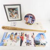 Yogi Berra Exhibit Card & MN Yankees Collectibles