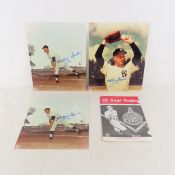 Whitey Ford Signed Photos & Knights Templar Mag