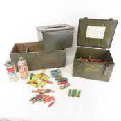 2 Ammunition Cans, Various Shotgun Ammo & more