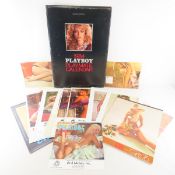 13 Vintage Calendars, Hustler, Playboy, Nudity