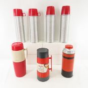 5 Vintage Thermos & 2 Aladdin Thermoses