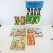 Winnie The Pooh bookends, book, kids puzzles