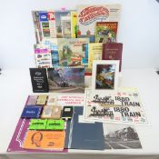 Assorted Train Ephemera, Playing Cards, Manuals