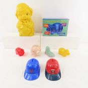 Vintage Plastic Piggy Bank Collection.