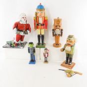 Nutcrackers & Santa Figure