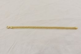 14kt Gold Italy Double Chain Link 7