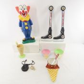 Ice Cream Dishes, Clown Bank & More