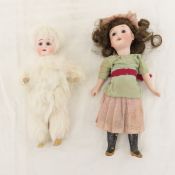 Gebrüder Kühnlenz & Snow Baby Porcelain Doll