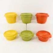 2 Sets of Vintage Tupperware Servalier Containers