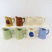 8 Ceramic Pitchers, Old Sleepy Eye Convention