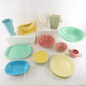 Bauer Pottery Plates & bowls & Red Wing Pottery