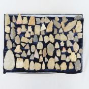 Assorted Stone Points, Knives, Scrapers, Flint