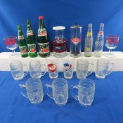 Pepsi, Coca-Cola & Godfathers Pizza Glasses & More