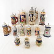 German Stein collection, small & large