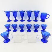 Cobalt Blue Glass Sundae Dishes & More