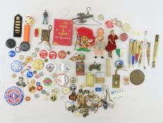 Assorted Smalls, Pinbacks, Lighters and more