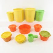 Vintage Tupperware Containers & Measuring Cups