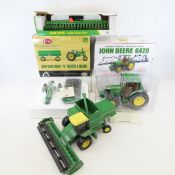 3 John Deere Tractors & Rotary Hoe, 6420 & more