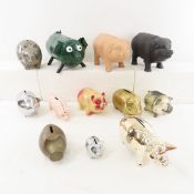Cast Iron & Other Metal Piggy Banks