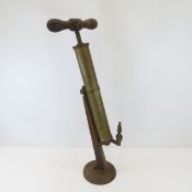Vintage Jos Posch No. 2 Brass Hand Pump, St Paul