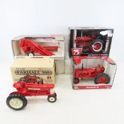 3 Ertl Case Tractors & McCormick Corn Picker