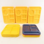 15 Texas- Ware Melamine Lunch Trays