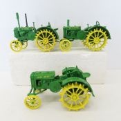 3 Ertl John Deere General Purpose Tractors