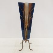 1980's Mark Hines Hand Blown Glass Vase