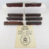 8 AHM HO Scale Engine, Dummy & Passenger Cars