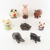 Harley Davidson, Chalkware, & Other Piggy Banks