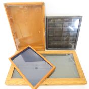 4 Tabletop Flea Market Display Cases