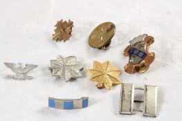 WW2 Military Pins Army Air Corp. & More