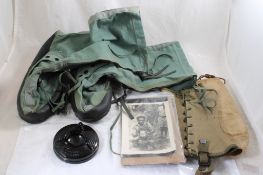 Military Boots, Navy Inkwell, WW2 Morbid Photo+