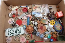 Vintage Trinket Junk Drawer Lot Coins, Tokens Plus