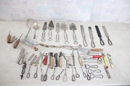 Vintage/Antique Kitchen Utensils Lot w/Advertising