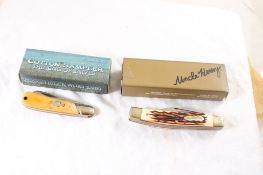 2 Folding Knives Schrade Uncle Henry & Rough Rider