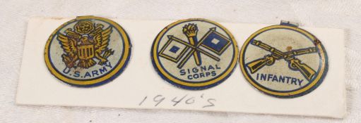 3 WW2 Homefront Lapel Pins