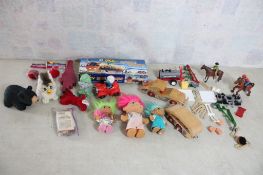 Trolls, Smurfs, Wood Cars, Dick Tracy & Other Toys