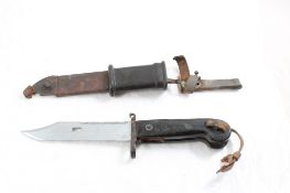 Military Battle Bayonet for AK-47 & Sheath
