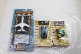 NIP Tootsie Toy Cars, Hot Wings Private Jet