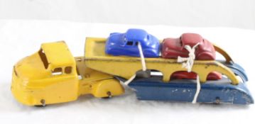 1950s Wyandotte Auto Transport Truck & Cars